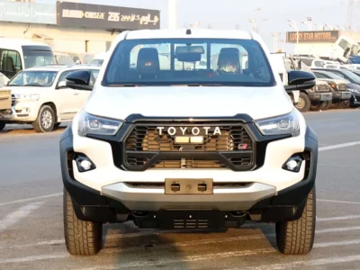 2025 Toyota Hilux GR Sport 6 Cylinders Engine White Black Pick Up Truck