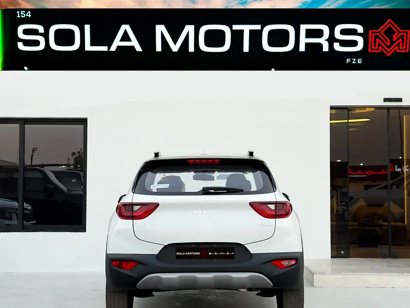 2025 Kia KX1 Other 4 Cylinders Engine White Black Hatchback