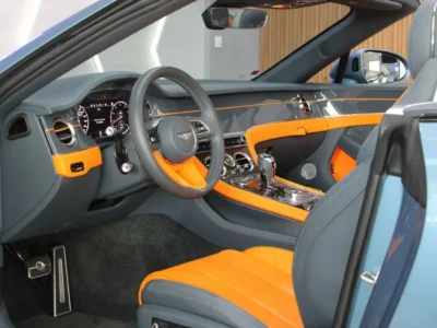 2023 Bentley Continental GT 4.0T V8 Engine Blue Orange Convertible