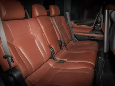 2021 Lexus LX-Series LX 570 Base 8 Cylinders Engine White Tan SUV GCC Specs