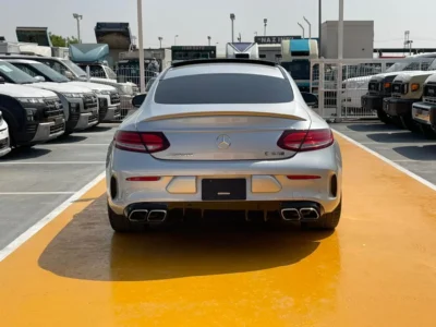 2020 Mercedes Benz C63 S AMG 4 Liters V8 TWIN TURBO Grey Black Coupe