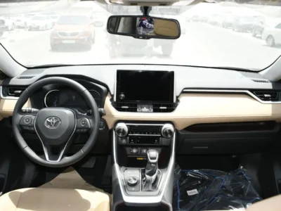 2025 Toyota RAV 4 2.5L Hybrid Mid Option 4 Cylinders Engine Black Beige Crossover GCC Specs