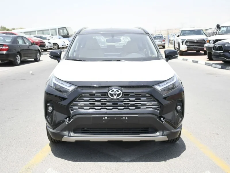 2025 Toyota RAV 4 2.5L Hybrid Mid Option 4 Cylinders Engine Black Beige Crossover GCC Specs