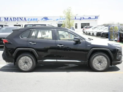 2025 Toyota RAV 4 2.5L Hybrid Mid Option 4 Cylinders Engine Black Beige Crossover GCC Specs