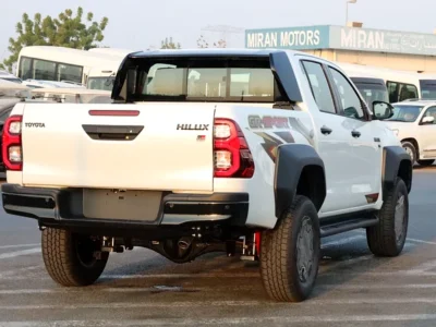 2025 Toyota Hilux GR Sport 6 Cylinders Engine White Black Pick Up Truck