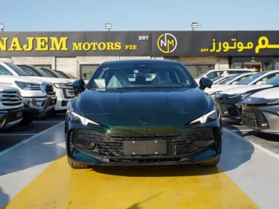 2025 MG MG 7 4 Cylinders Petrol Engine Green Sedan GCC Specs