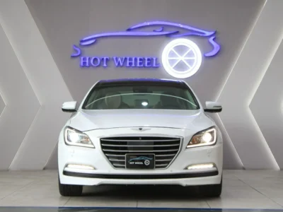 2016 Hyundai Genesis Platinum 3.8L V6 Cylinder Engine White Tan Sedan GCC Specs
