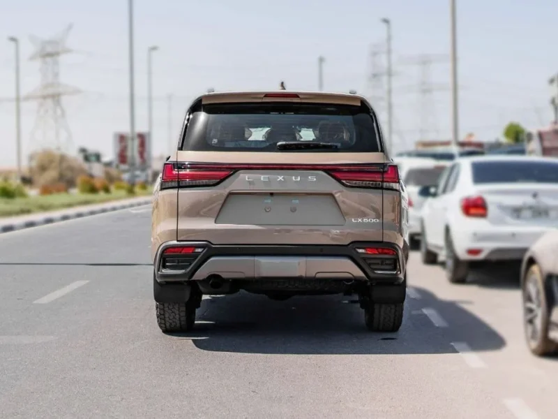 2025 Lexus LX600 Over-Trail 3.5L twin-turbo V6 petrol AT Petrol Beige Black SUV
