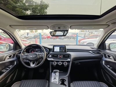 2021 Genesis G70 2.0L 4 Cylinders Petrol Engine Silver Black Sedan American Specs