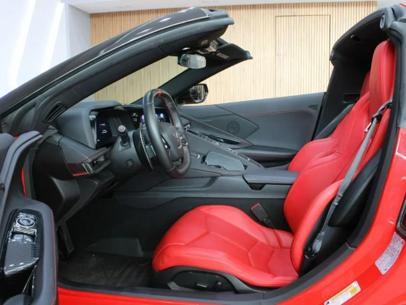 2021 Chevrolet Corvette STINGRAY 6.2 Liter V8 Engine Red Convertible RWD