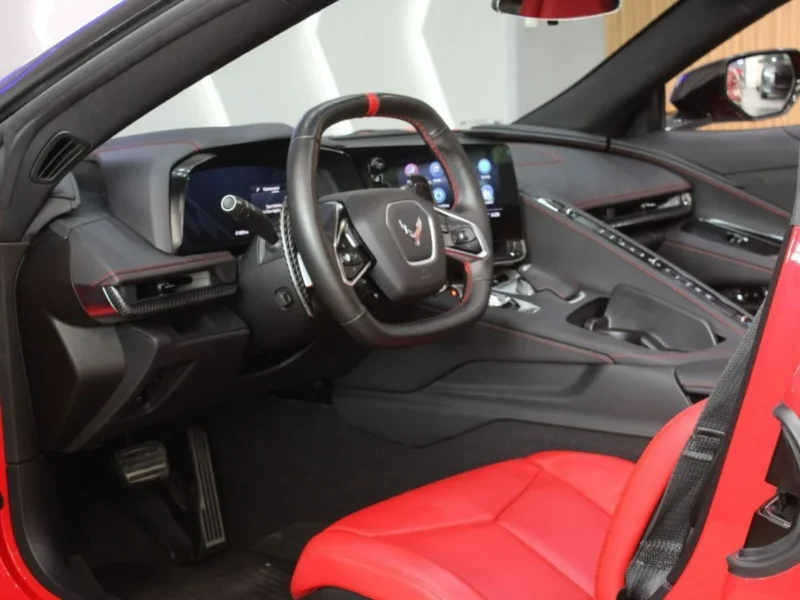 2021 Chevrolet Corvette STINGRAY 6.2 Liter V8 Engine Red Convertible RWD