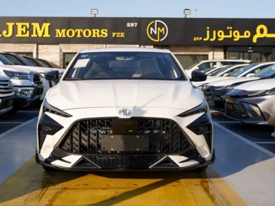 2025 MG MG 6 4 Cylinders Petrol Engine White Black Sedan GCC Specs