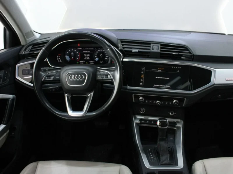 2023 Audi Q3 40 TFSI - S Line 2.0-liter Turbocharged V4 Cylinder Engine White Beige SUV