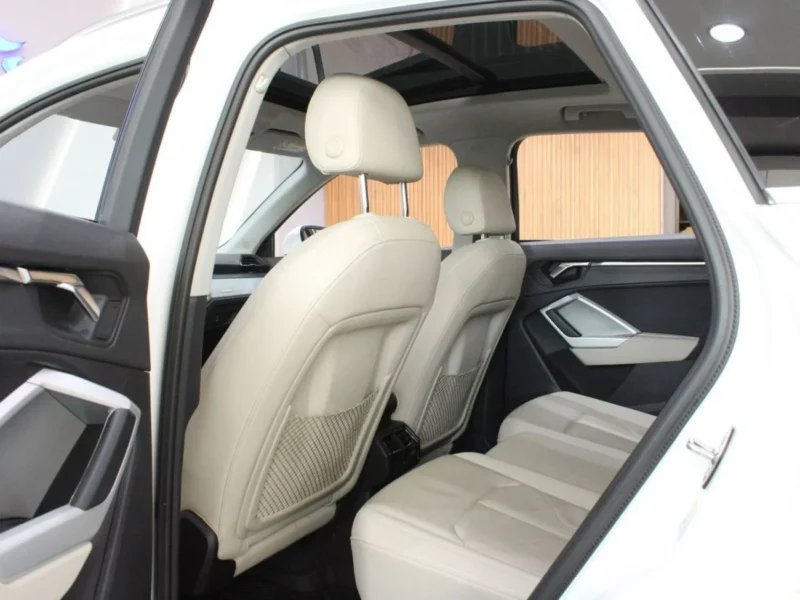 2023 Audi Q3 40 TFSI - S Line 2.0-liter Turbocharged V4 Cylinder Engine White Beige SUV
