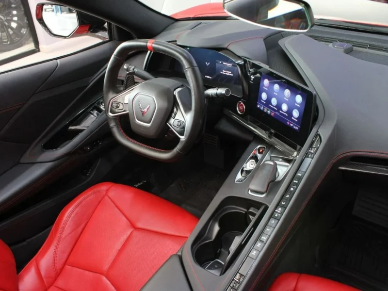 2021 Chevrolet Corvette STINGRAY 6.2 Liter V8 Engine Red Convertible RWD