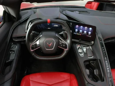2021 Chevrolet Corvette STINGRAY 6.2 Liter V8 Engine Red Convertible RWD
