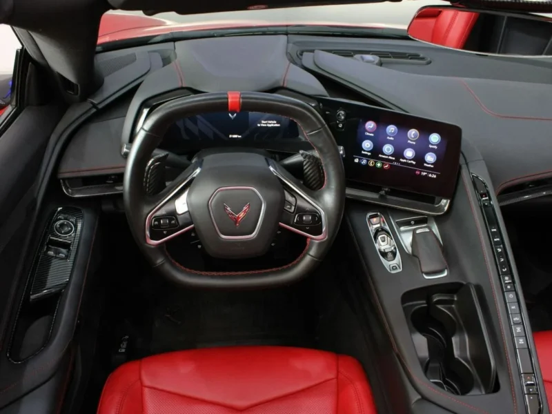 2021 Chevrolet Corvette STINGRAY 6.2 Liter V8 Engine Red Convertible RWD