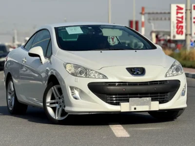 2010 Peugeot 308 CC 4 Cylinder Engine White Black Hard Top Convertible