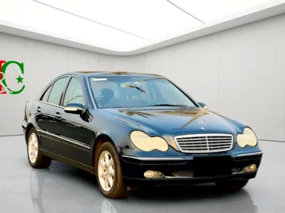 2002 Mercedes-Benz C-Class C240 6 Cylinders Petrol Engine Blue Black Sedan