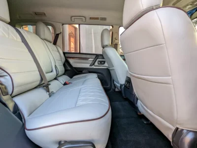 2013 Mitsubishi Pajero GLS MID 6 Cylinders Engine Silver Beige SUV GCC