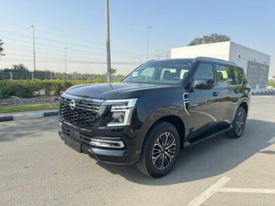 2026 Nissan Patrol LE Titanium 3.5L V6 Twin Turbo Engine Black Red SUV GCC Specs