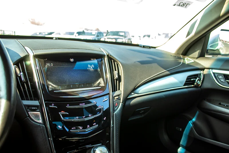 2014 Cadillac ATS Performance 4 Cylinders Engine Silver Black Sedan Clean Car
