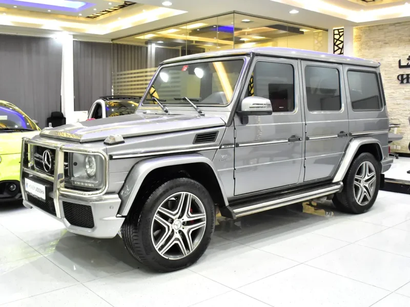 2015 Mercedes-Benz G-Class G 63 AMG 8 Cylinders Engine Silver Red SUV GCC