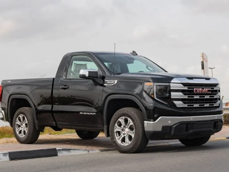 2026 GMC Sierra SLE V8 5.3L AT Petrol Single Cab Black Grey Pick Up Truck