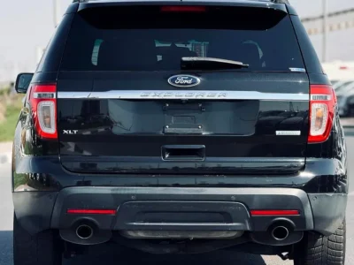 2013 Ford Explorer Ecoboost 6 Cylinders Petrol Engine Black White SUV