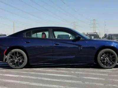 2017 Dodge Charger SXT 5.7 Liter V8 PETROL Engine Blue Red Sedan