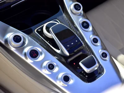 2018 Mercedes-Benz AMG GT 8 Cylinders Engine Blue Beige Convertible GCC Specs