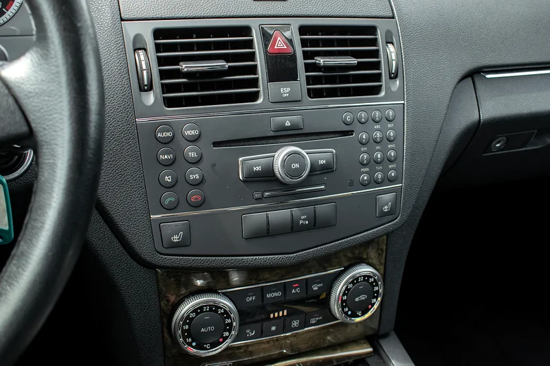 2008 Mercedes-Benz C-Class C250 6 Cylinders Engine Black Sedan Clean Car