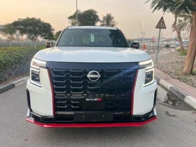2026 Nissan Patrol NISMO 6 Cylinders Engine White Red SUV GCC Specs