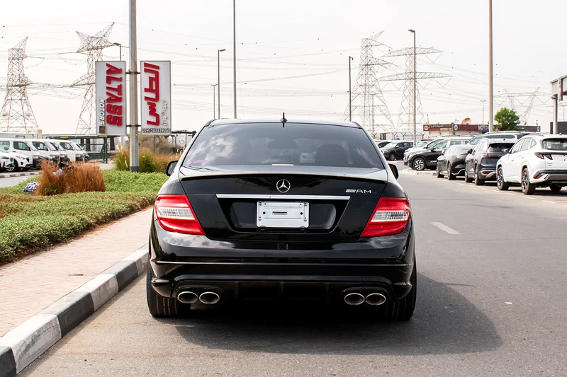 2008 Mercedes-Benz C-Class C250 6 Cylinders Engine Black Sedan Clean Car