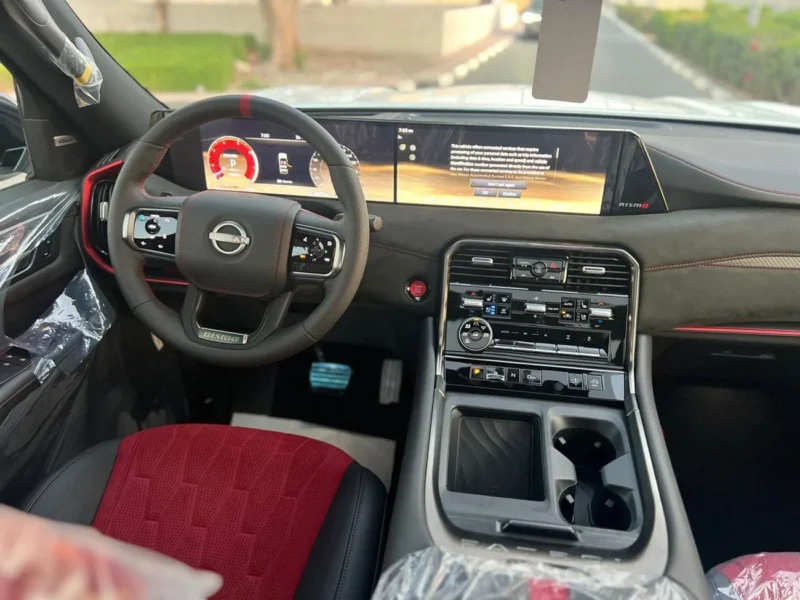 2026 Nissan Patrol NISMO 6 Cylinders Engine White Red SUV GCC Specs