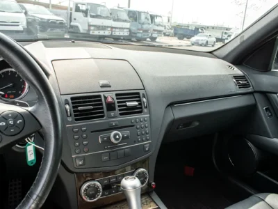 2008 Mercedes-Benz C-Class C250 6 Cylinders Engine Black Sedan Clean Car