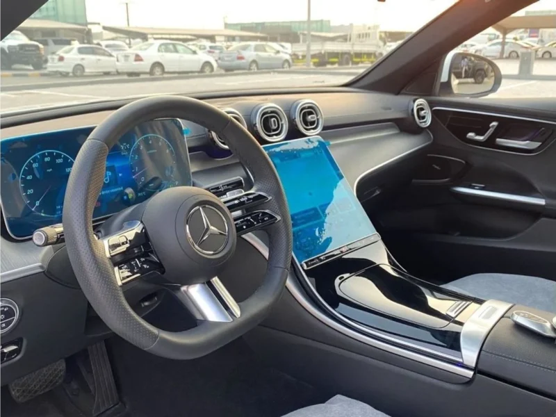 2024 Mercedes-Benz C260 1.5L Turbo 4 Cylinders Engine White Black Sedan