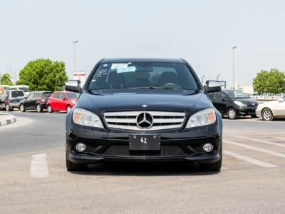 2008 Mercedes-Benz C-Class C250 6 Cylinders Engine Black Sedan Clean Car