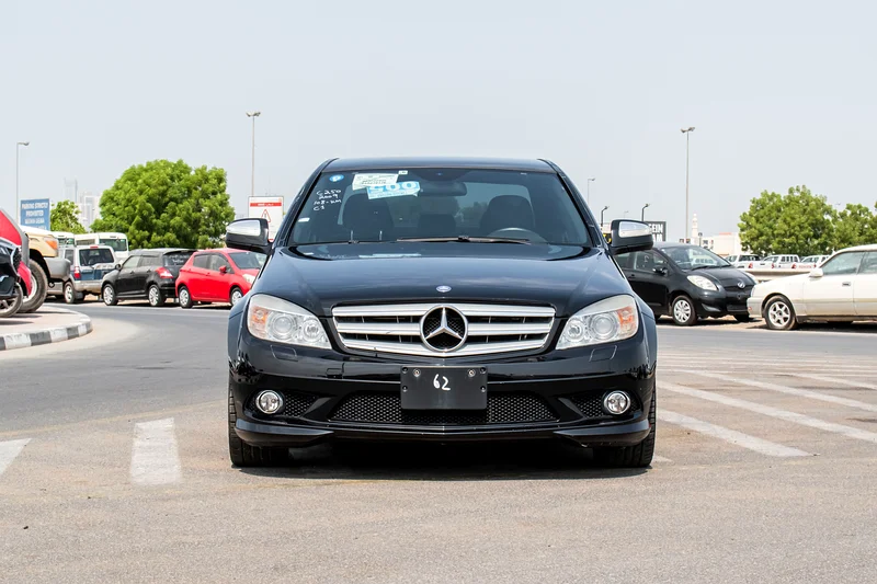 2008 Mercedes-Benz C-Class C250 6 Cylinders Engine Black Sedan Clean Car