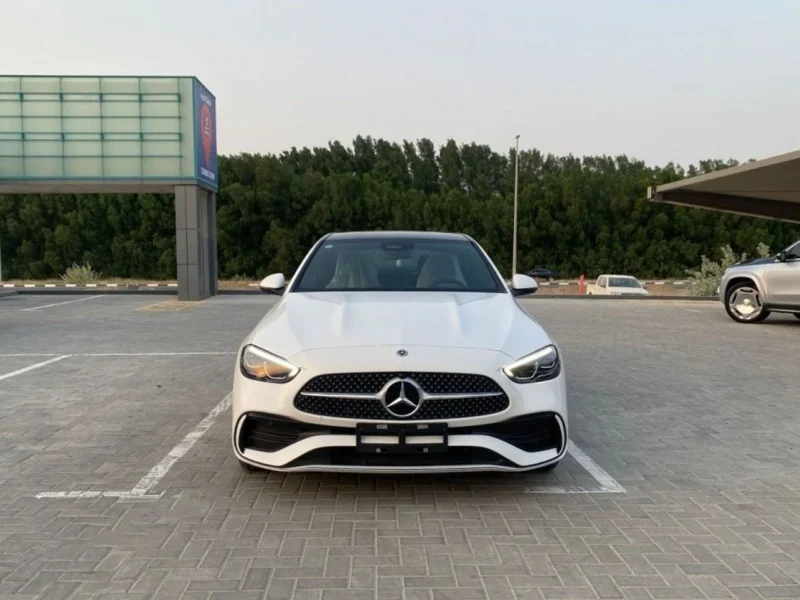 2024 Mercedes-Benz C260 1.5L Turbo 4 Cylinders Engine White Black Sedan
