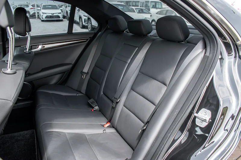 2008 Mercedes-Benz C-Class C250 6 Cylinders Engine Black Sedan Clean Car