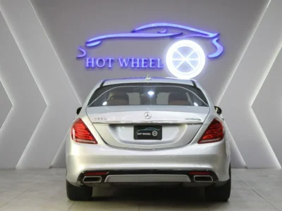 2016 Mercedes-Benz S 550 S550 AMG 4.7L biturbo V8 Engine Silver Tan Sedan