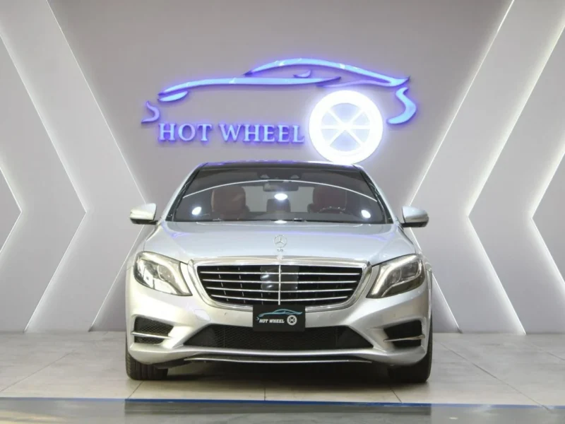 2016 Mercedes-Benz S 550 S550 AMG 4.7L biturbo V8 Engine Silver Tan Sedan
