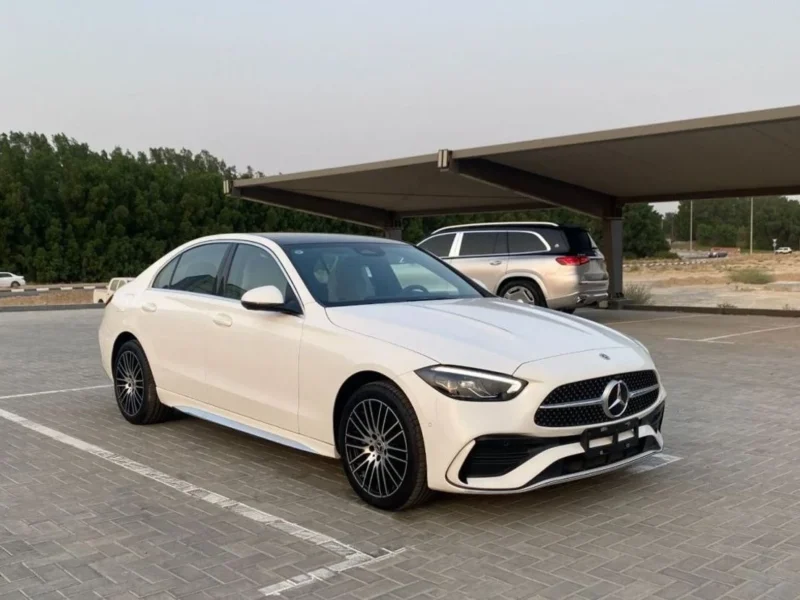 2024 Mercedes-Benz C260 1.5L Turbo 4 Cylinders Engine White Black Sedan