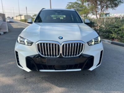 2025 BMW X5 40i M Sport 3.0L 6 Cylinders Engine White Tan SUV GCC Specs