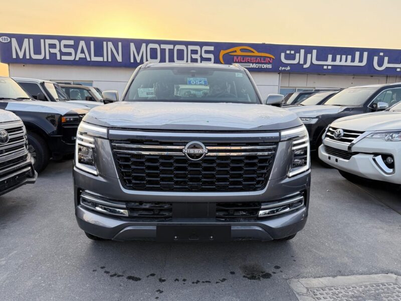 2025 Nissan Patrol Le Platinum VR35 Twin-Turbo 3.5 LiterV6 Grey Red SUV