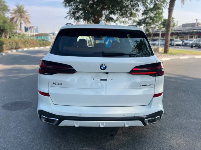 2025 BMW X5 40i M Sport 3.0L 6 Cylinders Engine White Tan SUV GCC Specs
