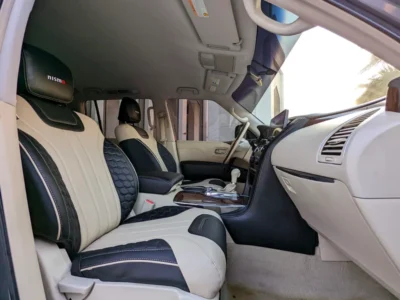 2014 Nissan Patrol SE FACELIFTED 2024 NISMO 8 Cylinder Engine Grey Beige SUV