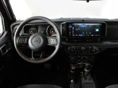 2024 Jeep Wrangler Rubicon 3.6 Liter 6 Cylinder Engine Grey Black SUV