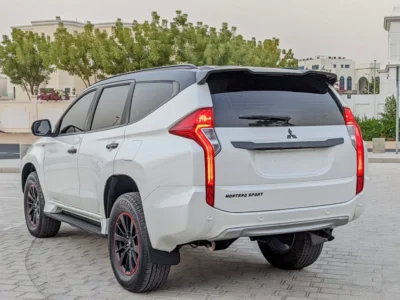 2019 Mitsubishi Montero Sport GLS 4WD Premium 6 Cylinders Engine White Beige SUV